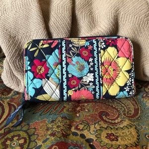Discontinued Vera Bradley Wallet in Happy Snails